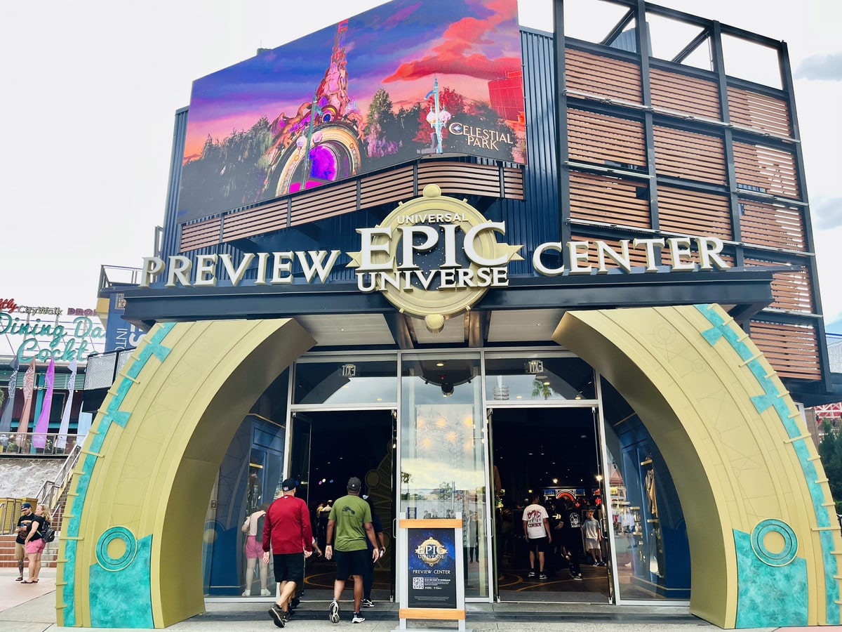 Epic Universe preview center