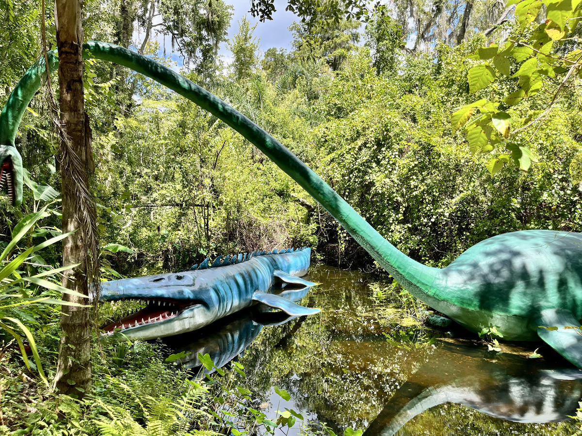 dinosaurs in the water